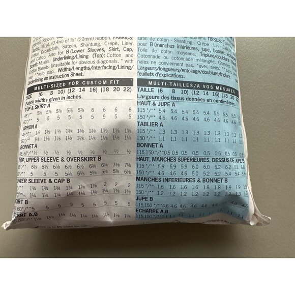 CUT Butterick 3071 Historical Costume Sewing Pattern Size 6-8-10 Princess Style - Picture 3 of 8